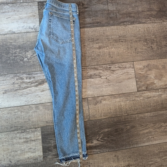 Rag N Bone Women's Distressed Dre Blue Jeans - Picture 9 of 9